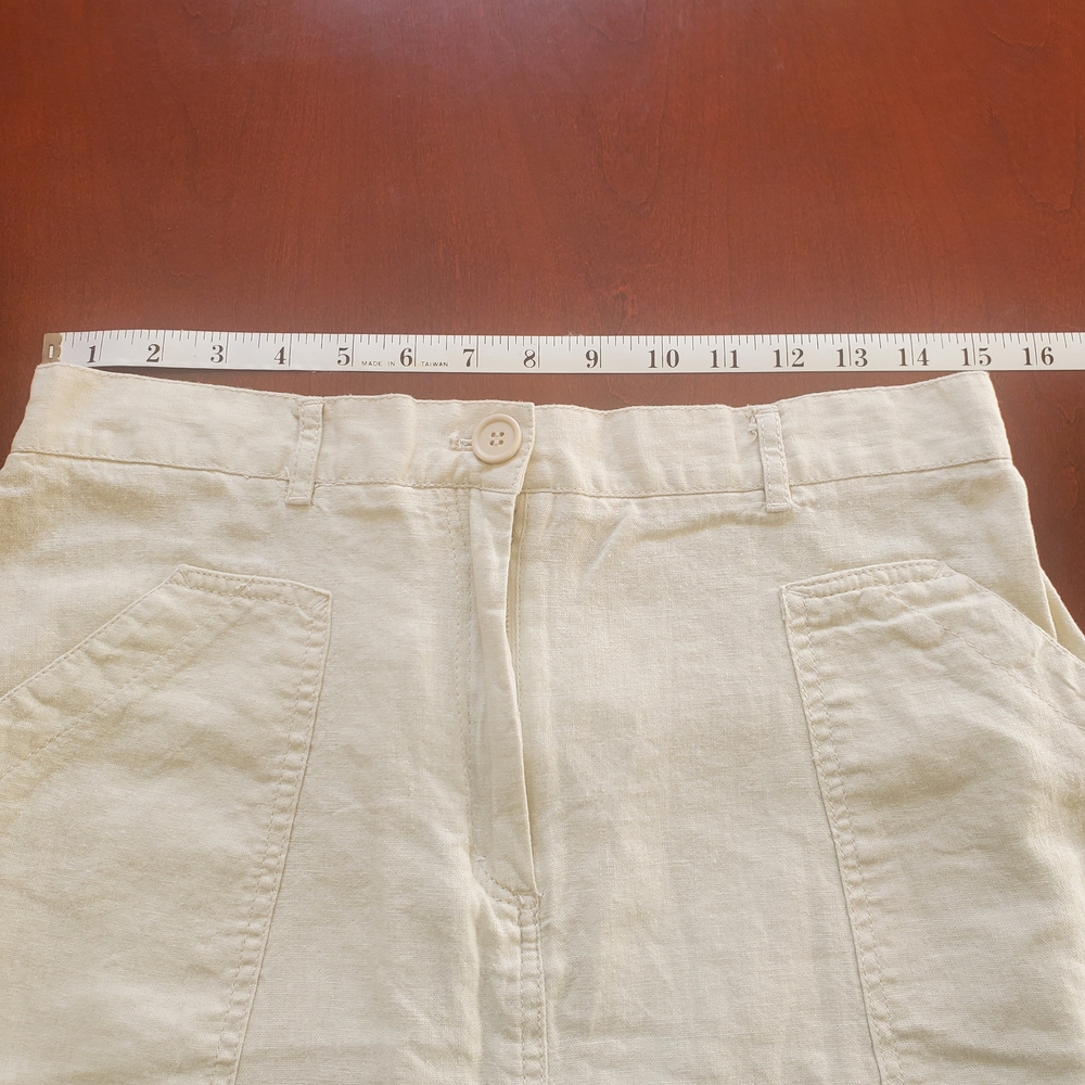 Max Studio Neutral Beige Cargo Maxi Skirt Size L - Picture 6 of 9